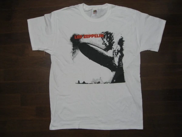Led Zeppelin -FIRST ALBUM /PRINTED FRONT AND BACK / SHIRT